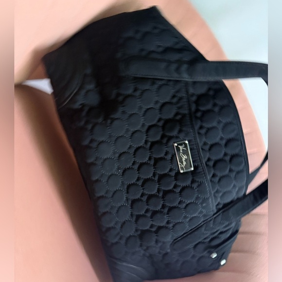 Vera Bradley Black Quilted Shoulder Bag - Picture 2 of 5